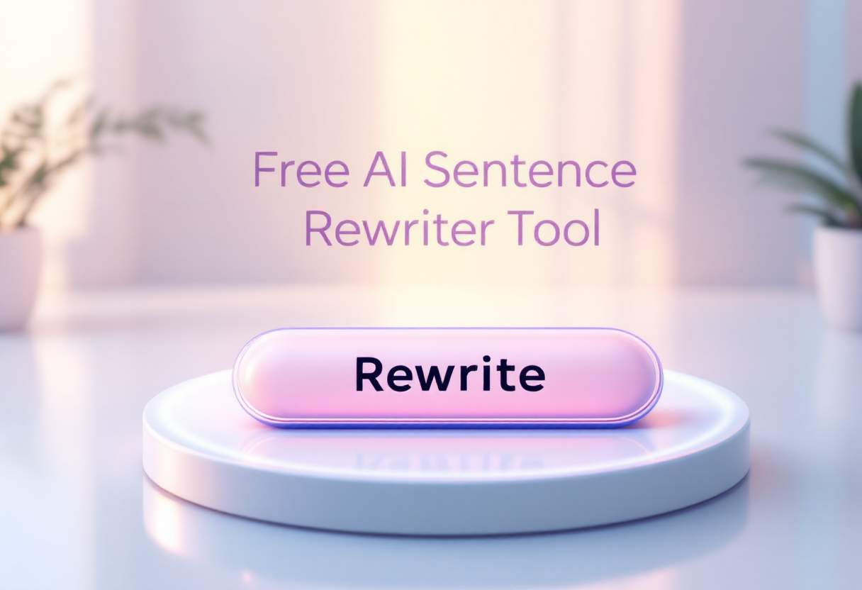 AI Sentence Rewriter Free Online